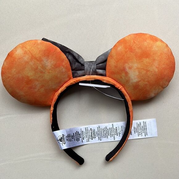 Disney Parks Halloween Tie Dye Minnie Mouse Ears Headband NWT - Picture 6 of 9